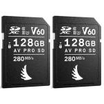 Karta pamięci Angelbird AV Pro SDXC 128GB V60 MK2 UHS-II (280 MB/s) - 2 pack