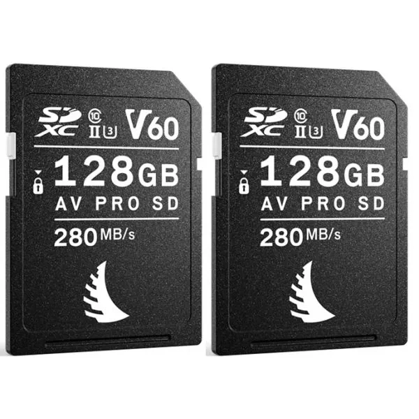 Karta pamięci Angelbird AV Pro SDXC 128GB V60 MK2 UHS-II (280 MB/s) - 2 pack