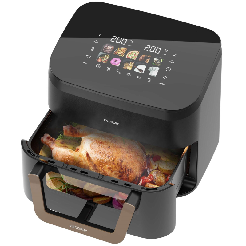 Air Fryer Cecotec Cecofry&Grill Smokin' 4500 Czarny - Black