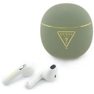 Słuchawki Guess Gold Line Triangle Zielone - Khaki