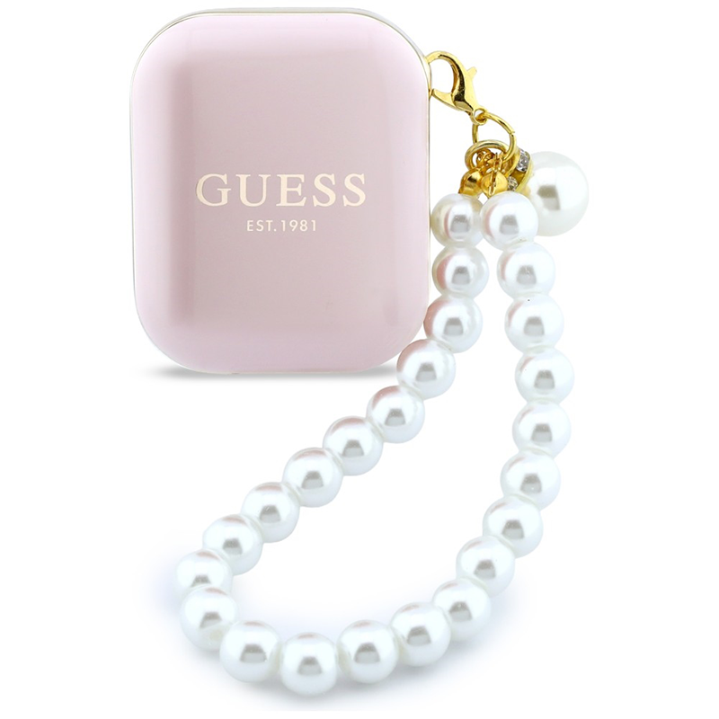 Słuchawki Guess Pearl Strap Różowe - Pink