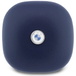 Słuchawki Guess BMW Leather Metal Logo ENC Granatowe - Navy