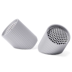 Głośnik bezprzewodowy Lexon Ray Speaker Srebrny - Raw Alu