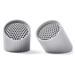 Głośnik bezprzewodowy Lexon Ray Speaker Srebrny - Raw Alu