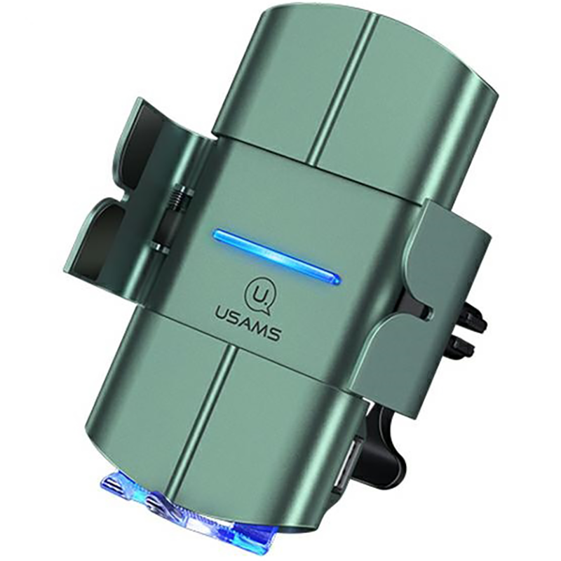 Uchwyt samochodowy USAMS US-CD133 10 W Automatic Zielony - Green