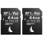 Karta pamięci Angelbird AV Pro SDXC 64GB V60 UHS-II (280 MB/s) Match Pack dla dla Fujifilm X-T3, X-T4