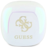 Słuchawki Guess Iridescent 4G Printed Logo Białe - White