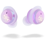 Słuchawki Guess Iridescent 4G Printed Logo Fioletowe - Purple