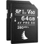 Karta pamięci Angelbird AV Pro SDXC 64GB V60 UHS-II (280 MB/s) Match Pack dla dla Fujifilm X-T3, X-T4