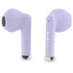 Słuchawki Guess Printed Classic Logo Fioletowe - Purple