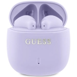 Słuchawki Guess Printed Classic Logo Fioletowe - Purple