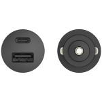 Ładowarka samochodowa Motorola TurboPower 45 W Dual 1 x USB-A + 1 x USB-C Czarna - Black