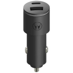 Ładowarka samochodowa Motorola TurboPower 45 W Dual 1 x USB-A + 1 x USB-C Czarna - Black