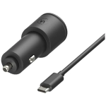 Ładowarka samochodowa Motorola TurboPower 45 W Dual 1 x USB-A + 1 x USB-C Czarna - Black