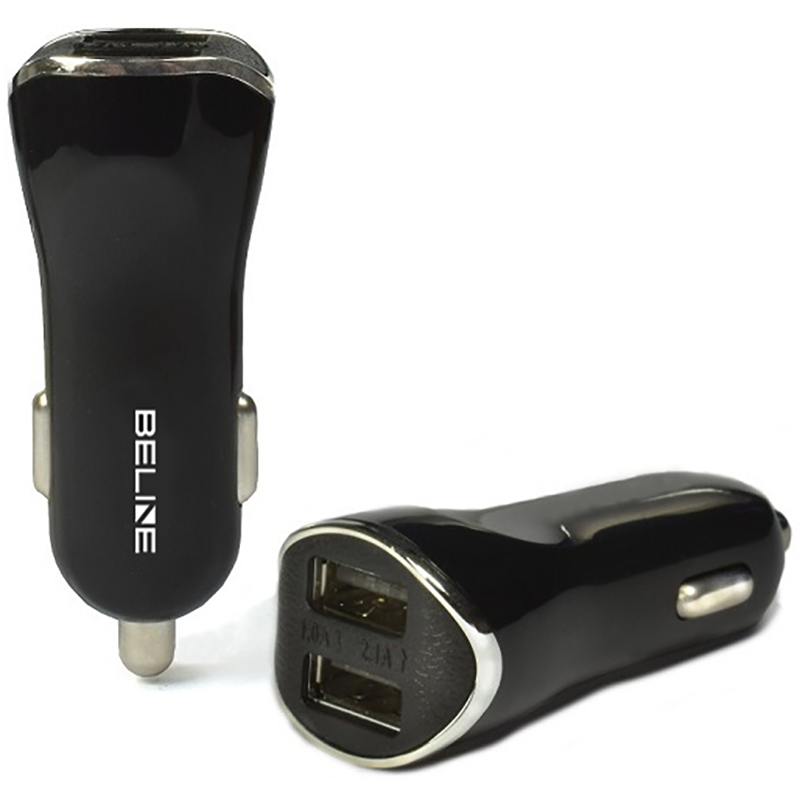 Ładowarka samochodowa Beline CC10 2 x USB-A 10 W Czarna - Black
