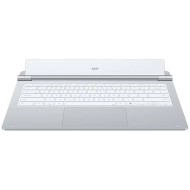 Klawiatura Samsung Book Cover Keyboard Slim do Galaxy Tab S11 Ultra Pro Srebrna - Silver
