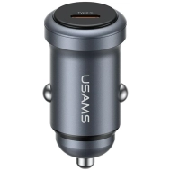 Ładowarka samochodowa USAMS CC321 1 x USB-C 30 W Szara - Tarnish