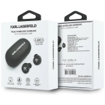 Słuchawki Karl Lagerfeld Saffiano Logo TWS ENC Czarne - Black