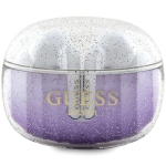 Słuchawki Guess Glitter Gradient Fioletowe - Purple