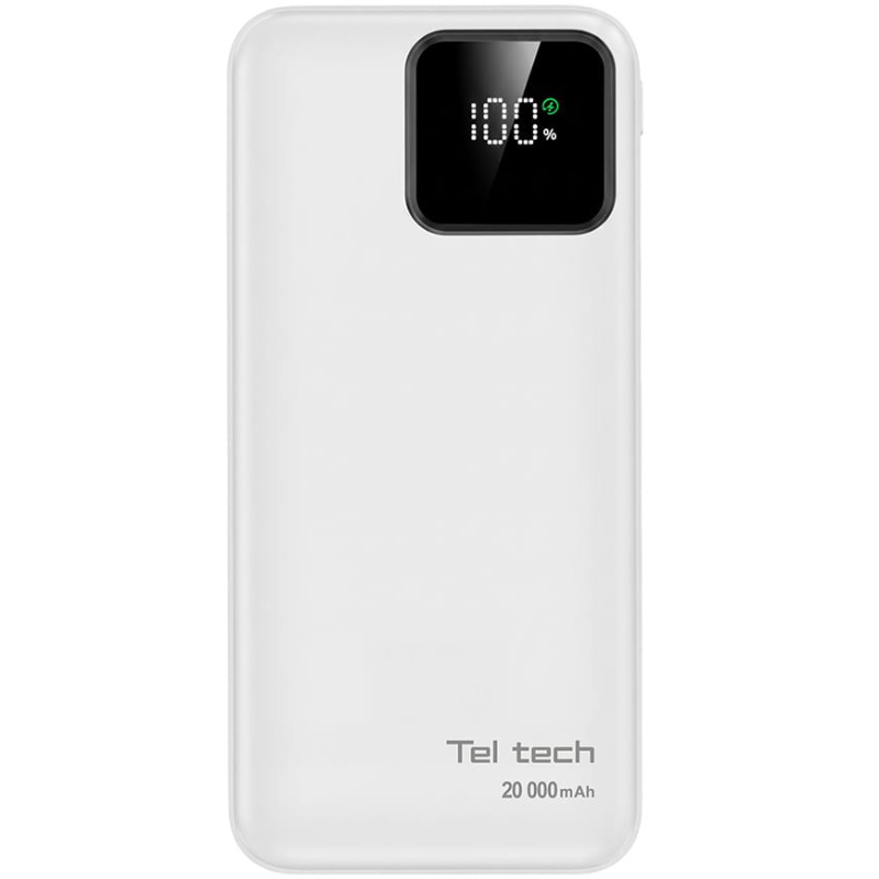 Powerbank Teltech TT-PB20 20000 mAh 22.5 W Biały - White