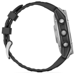 Smartwatch Garmin Fenix E 47mm Srebrny - Stainless Silver