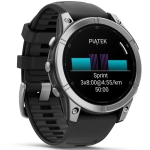Smartwatch Garmin Fenix E 47mm Srebrny - Stainless Silver