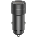 Ładowarka samochodowa Energea Alu Drive PD20+ 1 x USB-A 1 x USB-C 38 W Szara - Gunmetal