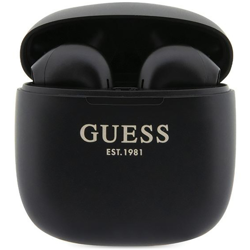 Słuchawki Guess Classic EST Logo Czarne - Black