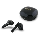 Słuchawki Guess Flat Classic Logo Electroplated Czarne - Black