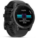 Smartwatch Garmin Fenix E 47mm Grafitowy - Stal Slate Grey