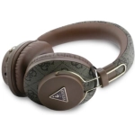 Słuchawki Nauszne Guess Triangle Logo Brązowe - Brown