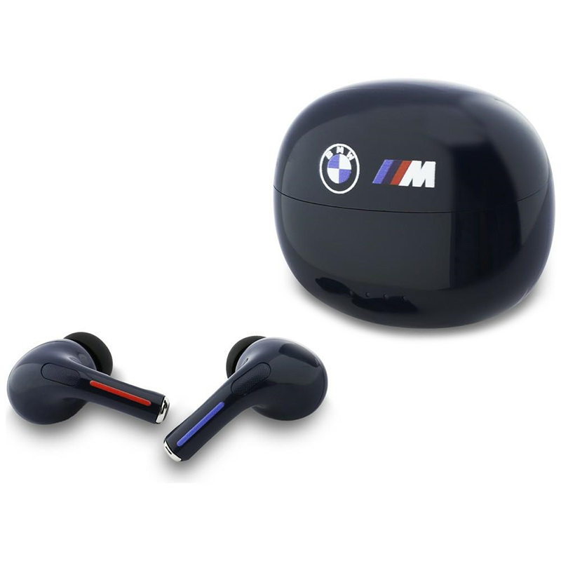 Słuchawki BMW Printed Logo Granatowe - Navy