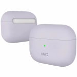 Etui na słuchawki UNIQ Lino AirPods ProSilicone Lawendowe - Lilac Lavender