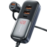Ładowarka samochodowa USAMS C40 3 x USB-A + 2 x USB-C 165 W Czarna - Black