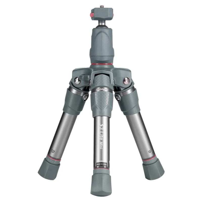 Statyw Fotopro S3 Lite Mini czerwono-szary