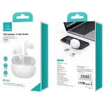Słuchawki USAMS X-Don Series Dual Mic Białe - White