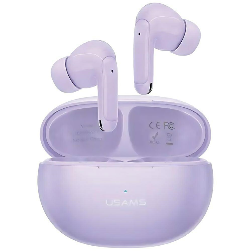 Słuchawki USAMS X-Don Series Dual Mic Fioletowe - Purple