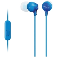Słuchawki Sony MDR-EX15LPPI Mikrofon Niebieskie - Blue