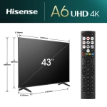 Telewizor Hisense 43A6N 43" 60 Hz 4K UHD