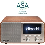 Radio Albrecht DR 760 Brązowe - Brown