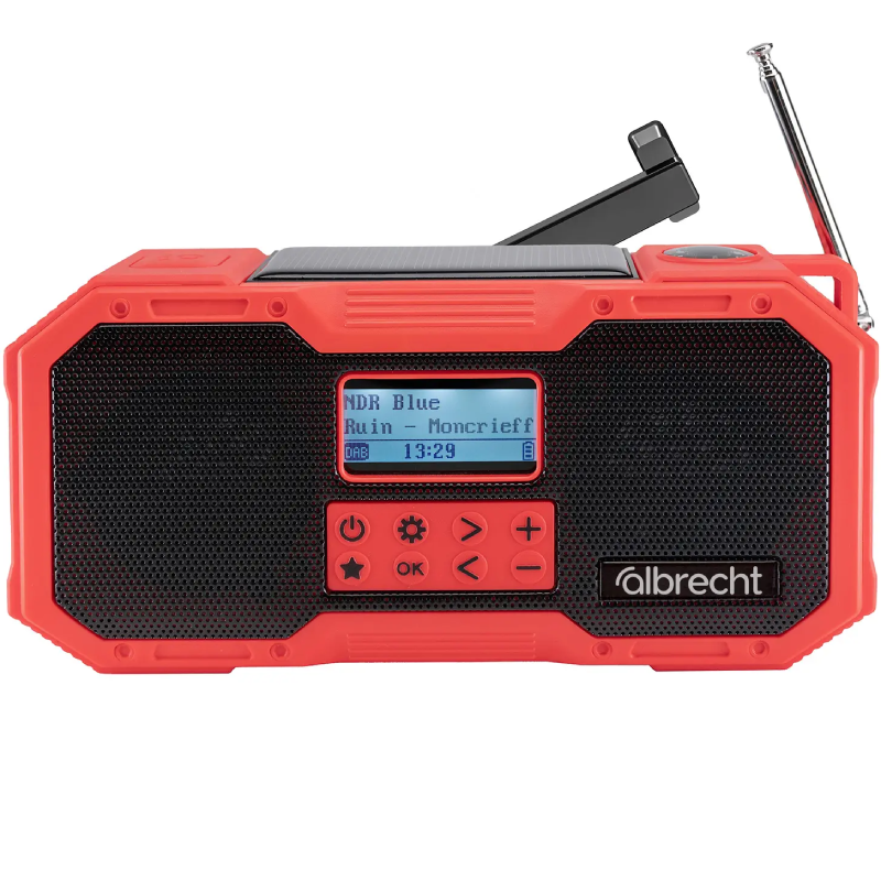 Radio Albrecht DR 112 Czerwone - Red