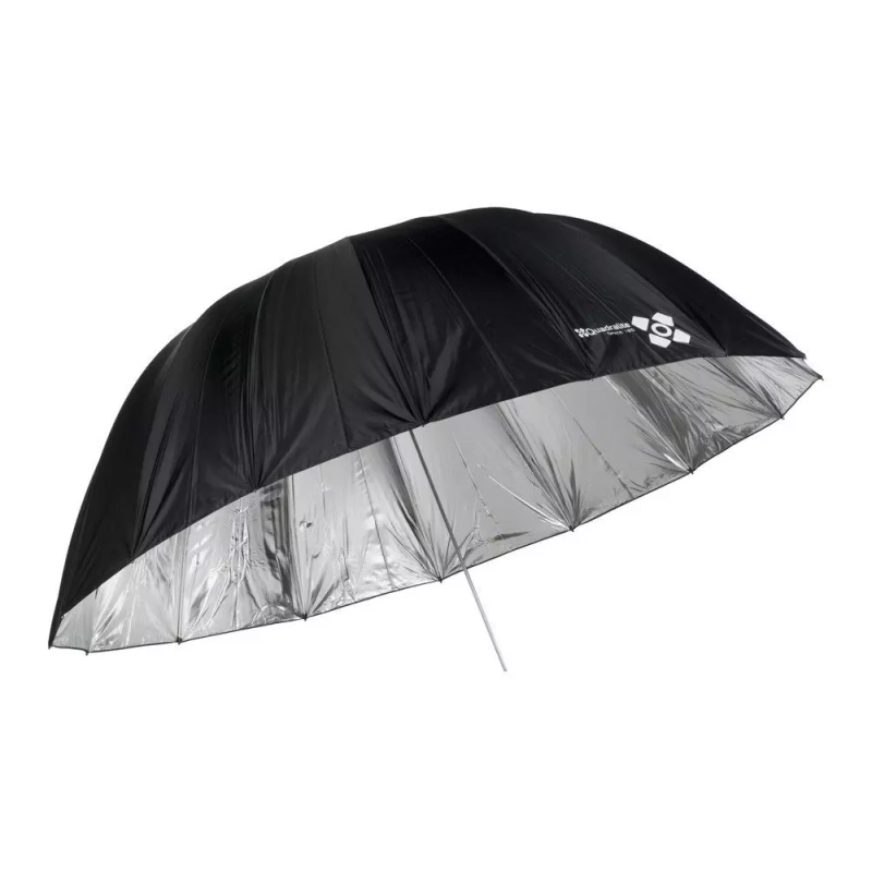 Parasol paraboliczny srebrny Quadralite Space 185 cm