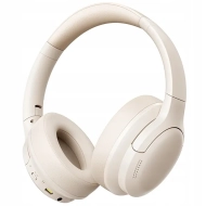 Słuchawki Baseus Bass BH1 Lite Kremowe - Starlight Off-White