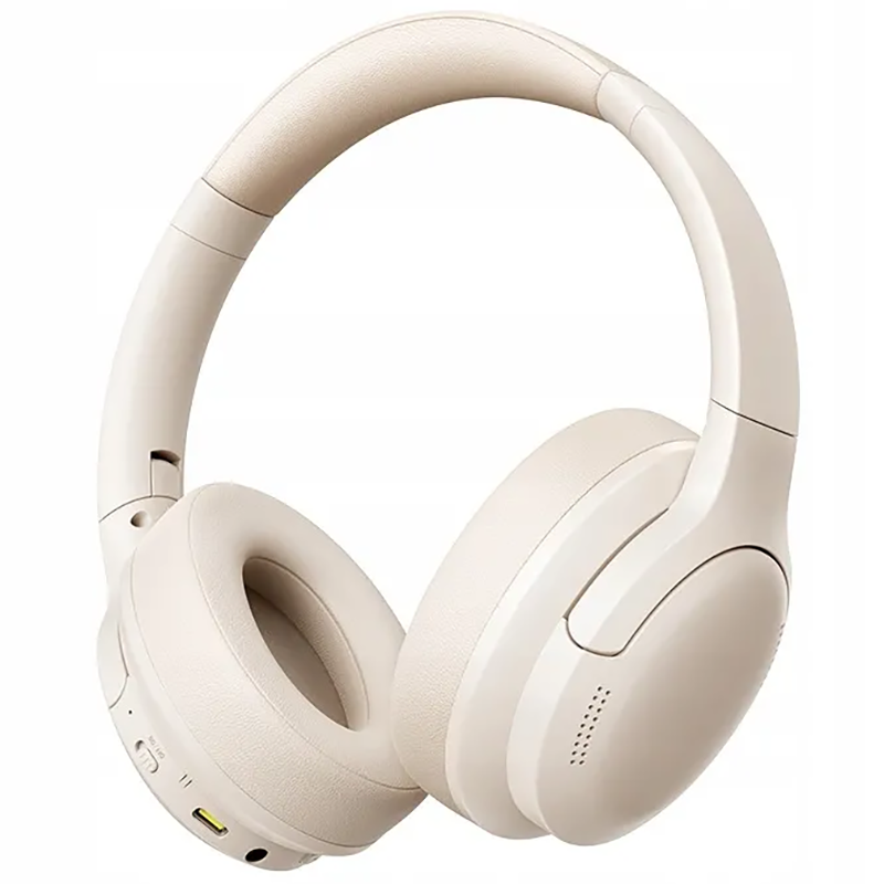 Słuchawki Baseus Bass BH1 Lite Kremowe - Starlight Off-White