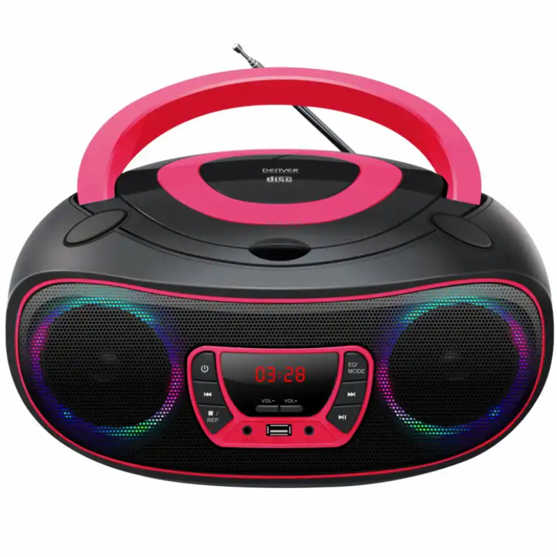 Radio Denver TCL-212BTP Różowe - Pink