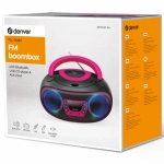 Radio Denver TCL-212BTP Różowe - Pink