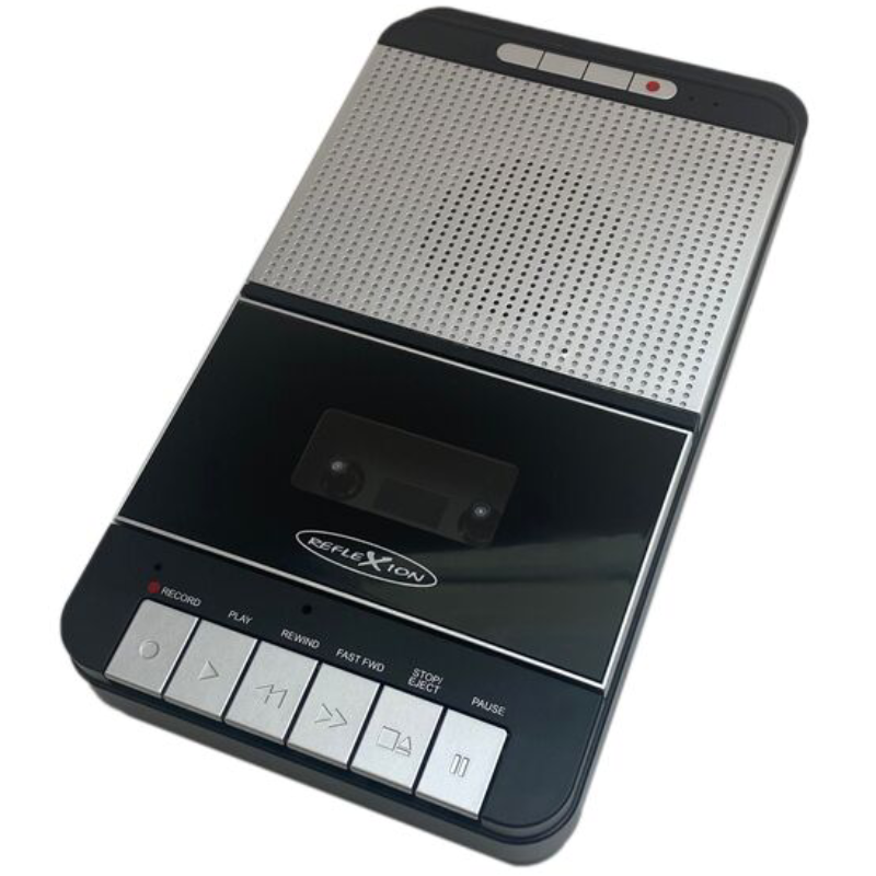 Magnetofon kasetowy Reflexion CCR8018 Czarno-srebrny - Black and silver