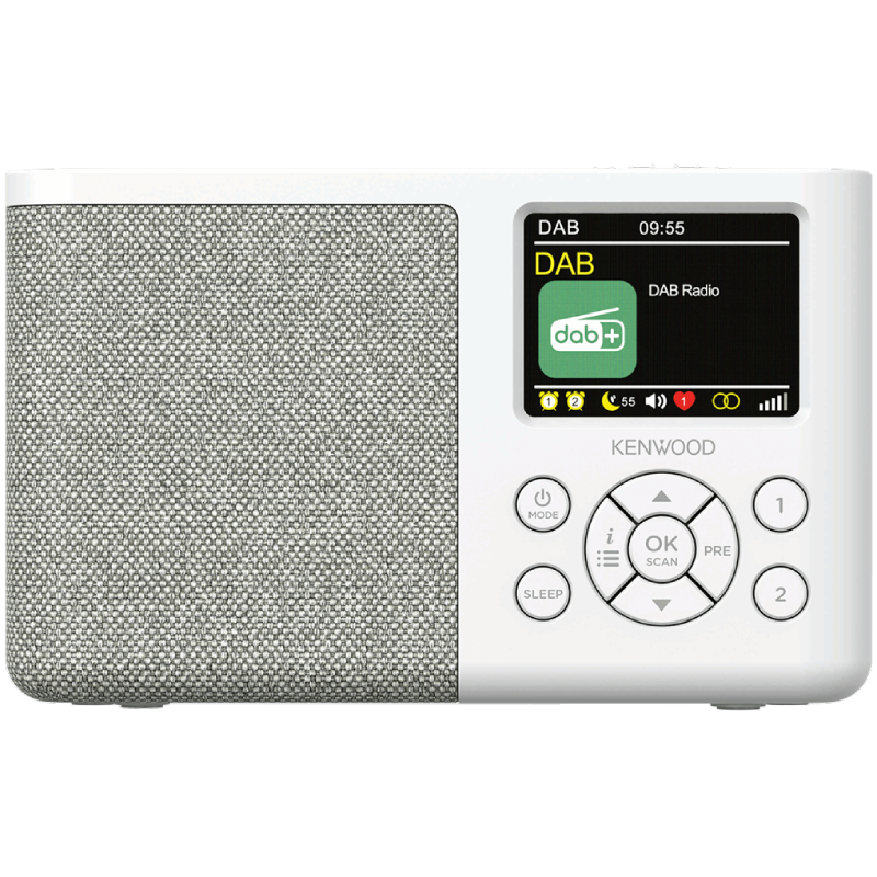 Radio Kenwood CR-M33DAB Białe - White