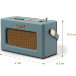 Radio Roberts Revival Uno Błękitne - Duck Egg Blue