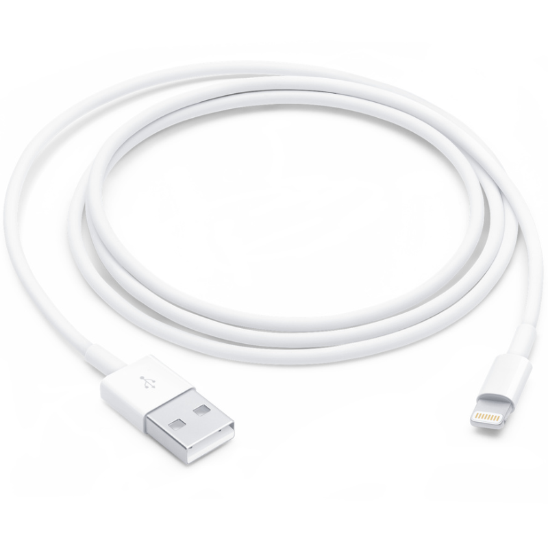Kabel USB-A do Lightning Apple 1m Biały - White